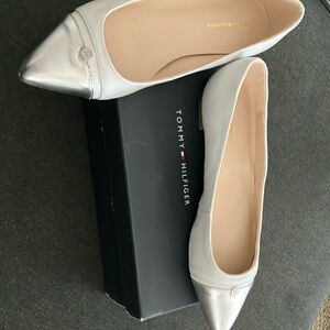 Tommy Hilfiger Women's Silver Flats